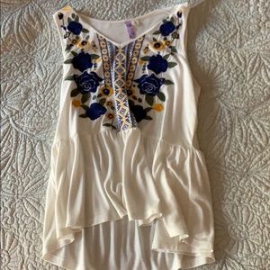 Francescas Flowery Tank Top